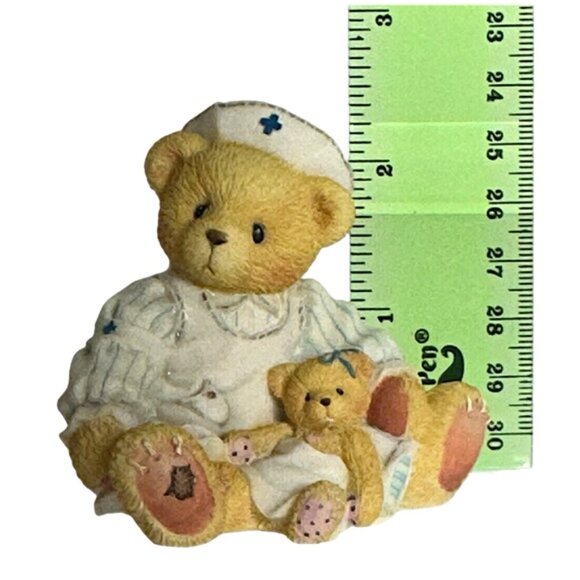 Vintage Nurse Bear Laura Cherished Teddies Baby Bear Patient 1996 Collectible - Picture 9 of 16